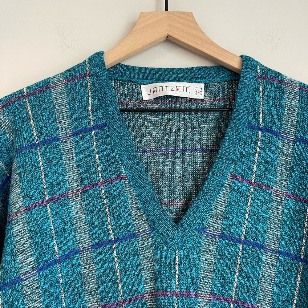 Vintage Jantzen Pullover Grandpa Sweater large - Picture 6 of 11